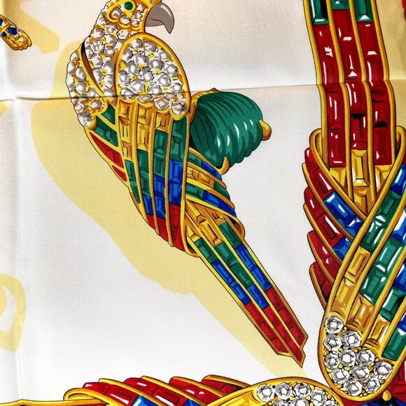 Cartier Silk Scarf – Panther & Jewel Print - Picture 3 of 15